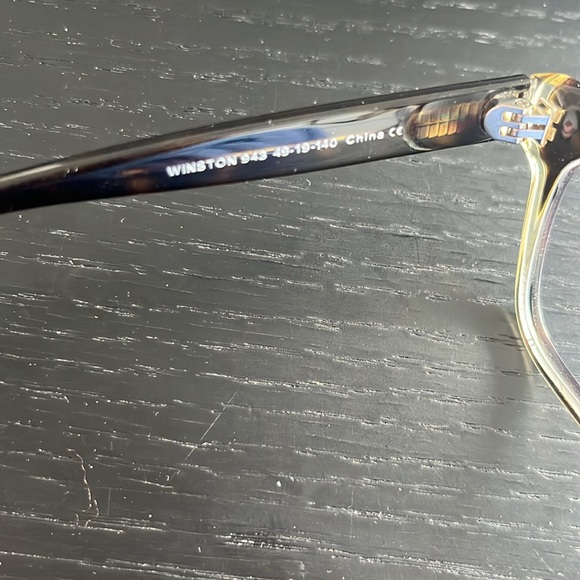 RARE! Warby Parker Winston Eye Glasses Frame in Cognac Tortoise and Citron - Picture 9 of 14